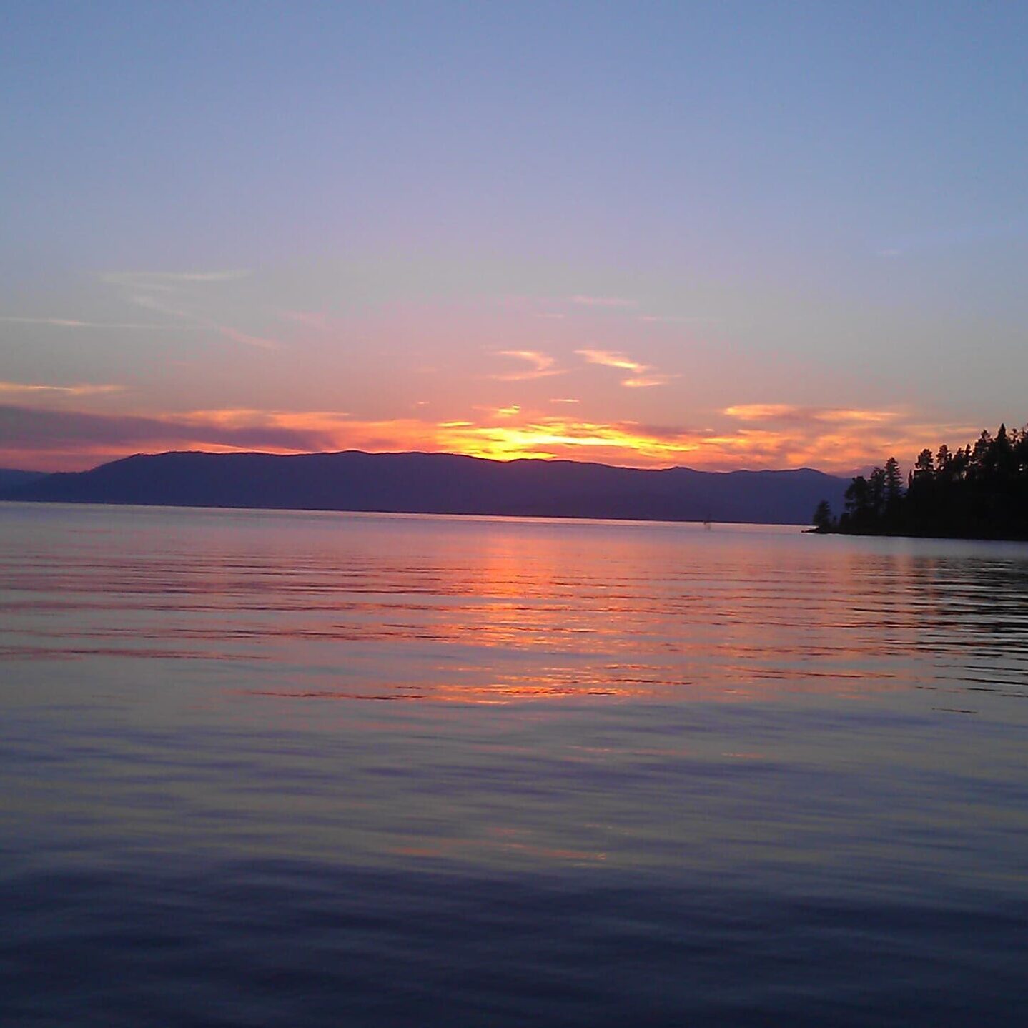 Montana-Flathead-Lake-at-Sunset-8_15_2013